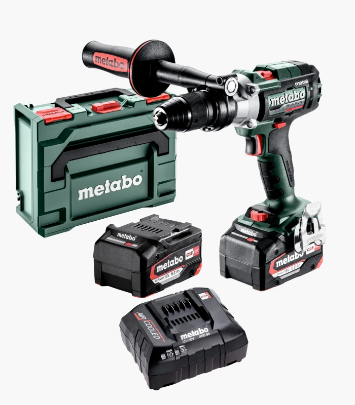 metabo_sb_18_ltx_3_bl_i_metal Дриль-шуруповерт акумуляторний Metabo SB 18 LTX-3 BL I Metal (комплект з 2 АКБ 5,2 Аг) - Зображення 1