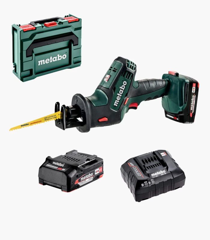 sse_18_ltx_compact_602266500_ Пила шабельна акумуляторна Metabo SSE 18 LTX Compact + 2x2,0 Аг MetaBox - Зображення 1