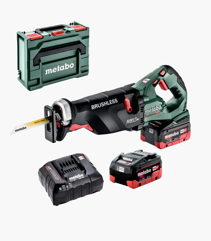 ssep_18_ltx_bl_mvt_602258810_ Пила шабельна акумуляторна Metabo SSEP 18 LTX BL MVT + 2x8.0 Ач MetaBox - Зображення 1