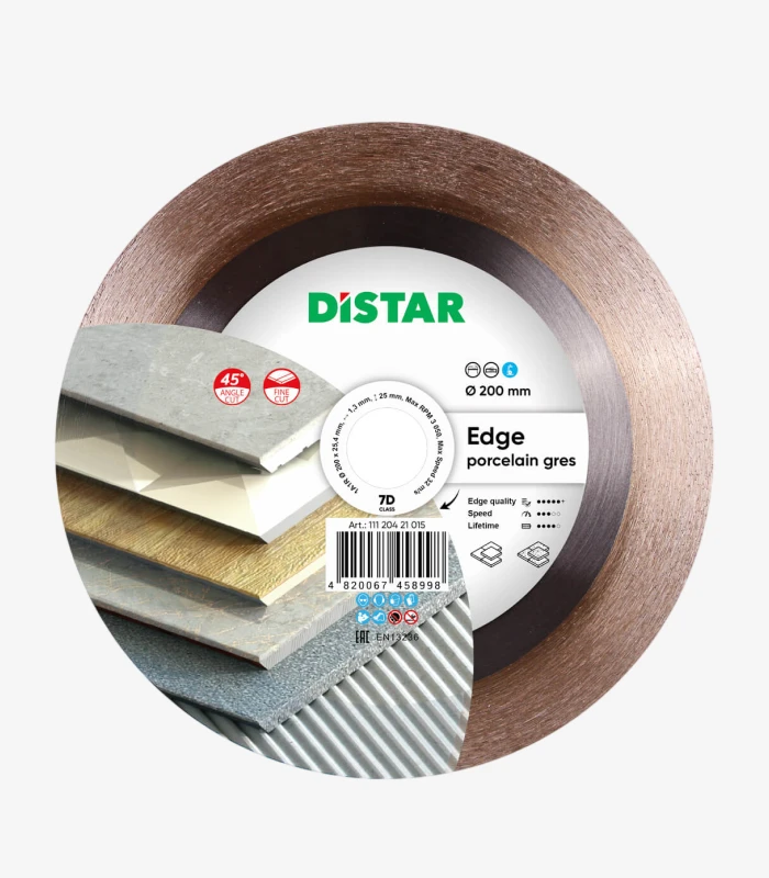 distar-edge-200-мм Круг алмазний відрізний Distar Edge 200×1,4×25,4 мм (11120421015) - Зображення 1
