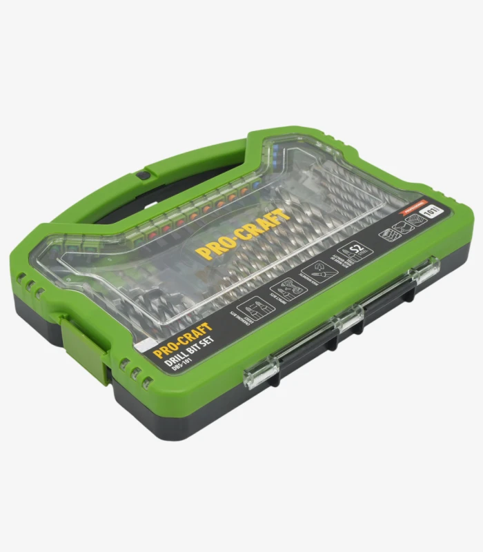 procraft-dbs-101 Набір свердел та біт Procraft DBS101 (101 предмет) - Зображення 1