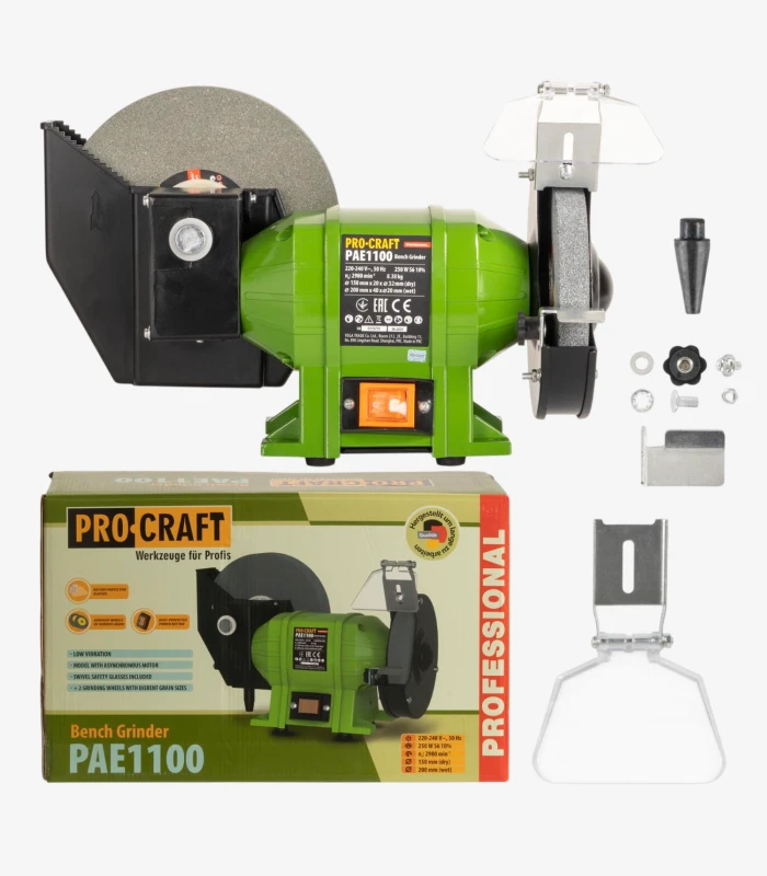 procraft-pae-1100 Точильний верстат комбінований Procraft PAE1100 (150 мм) - Зображення 1